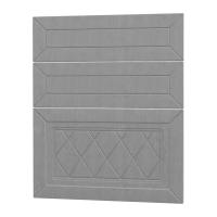 Фасад РОМБ серый 3 ящика 600