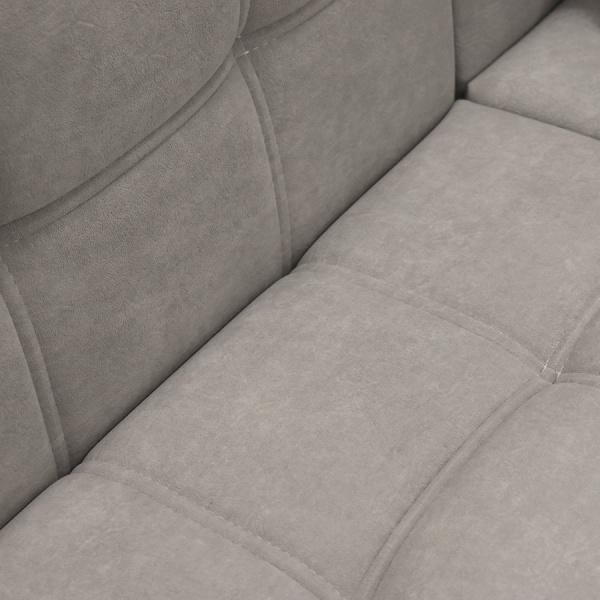 Кухонный уголок "Капучино 2-1" (левый) (Baly 6/Baly 7) мдф Дуб серый