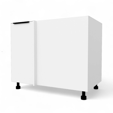 КАТАНИЯ  Стол угловой под мойку 900 Белый жемчуг/EVO Белый МАТОВЫЙ