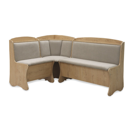 Обеденная группа, Дуб Бунратти  (скамья, стол, табурет), ткань в ассорт