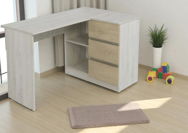 Стол компьютерный «Анже» Сосна Лофт/Эндергейн