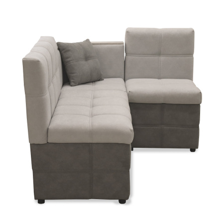 Кухонный уголок "Капучино 2-1" (левый) (Baly 6/Baly 7) мдф Дуб серый