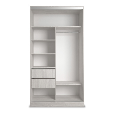 Шкаф-купе Клэр 1200х597х2200 с ящ/сосна лофт-хром