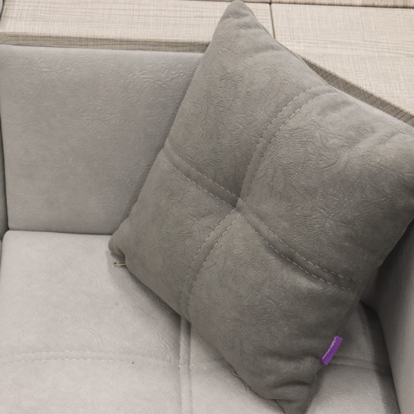 Кухонный уголок "Капучино 2-1" (левый) (Baly 6/Baly 7) мдф Дуб серый