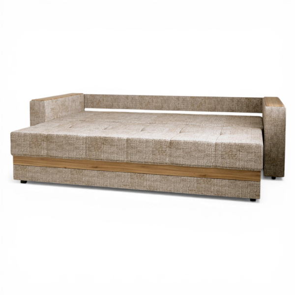 Диван-кровать "Лидер 9" S 2292 - 4 беж декор Орех