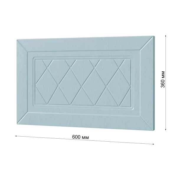 Фасад РОМБ голубой h = 360 * 600