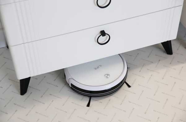 Ева Комод 3ящ/Белое дерево/Белый матовый